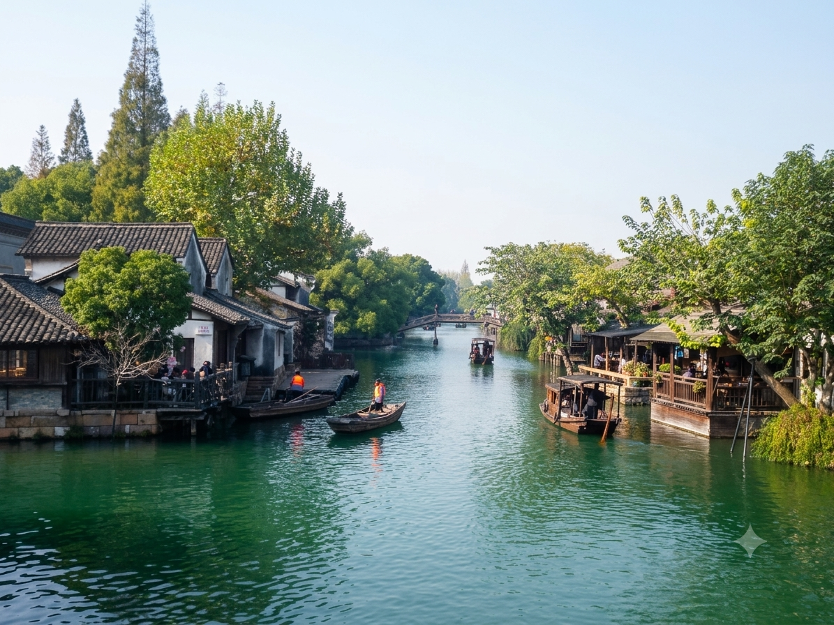 CHINA TOUR SHANGHAI – WUZHEN – DISNEYLAND NO COMPULSORY SHOPPING